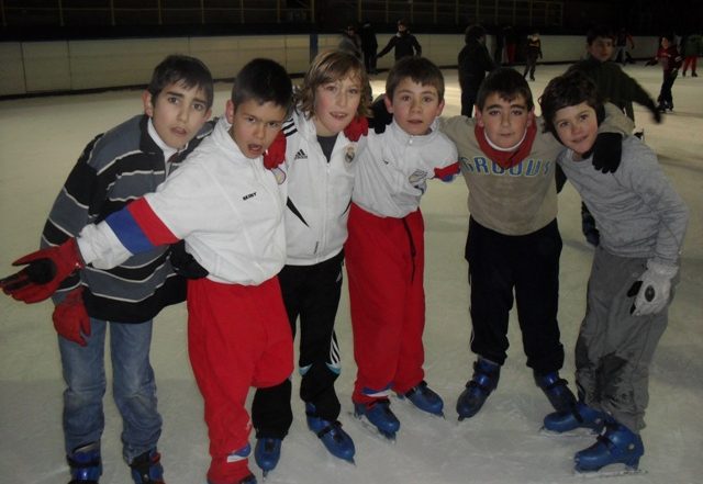 Los de 5º patinaron sobre hielo