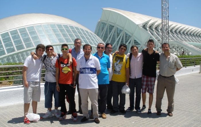 El grupo de Tajamar visitó la Ciudad de las Artes y las Ciencias
